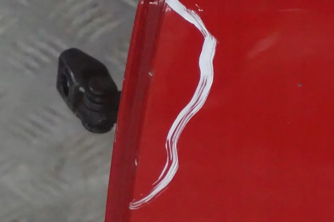 BMW X3 E83 Porta Posteriore Sinistra Rosso-Cremisi Karmesin Rosso - A61 - SKU 3449337-KAR1 - Numero di parte 3449337