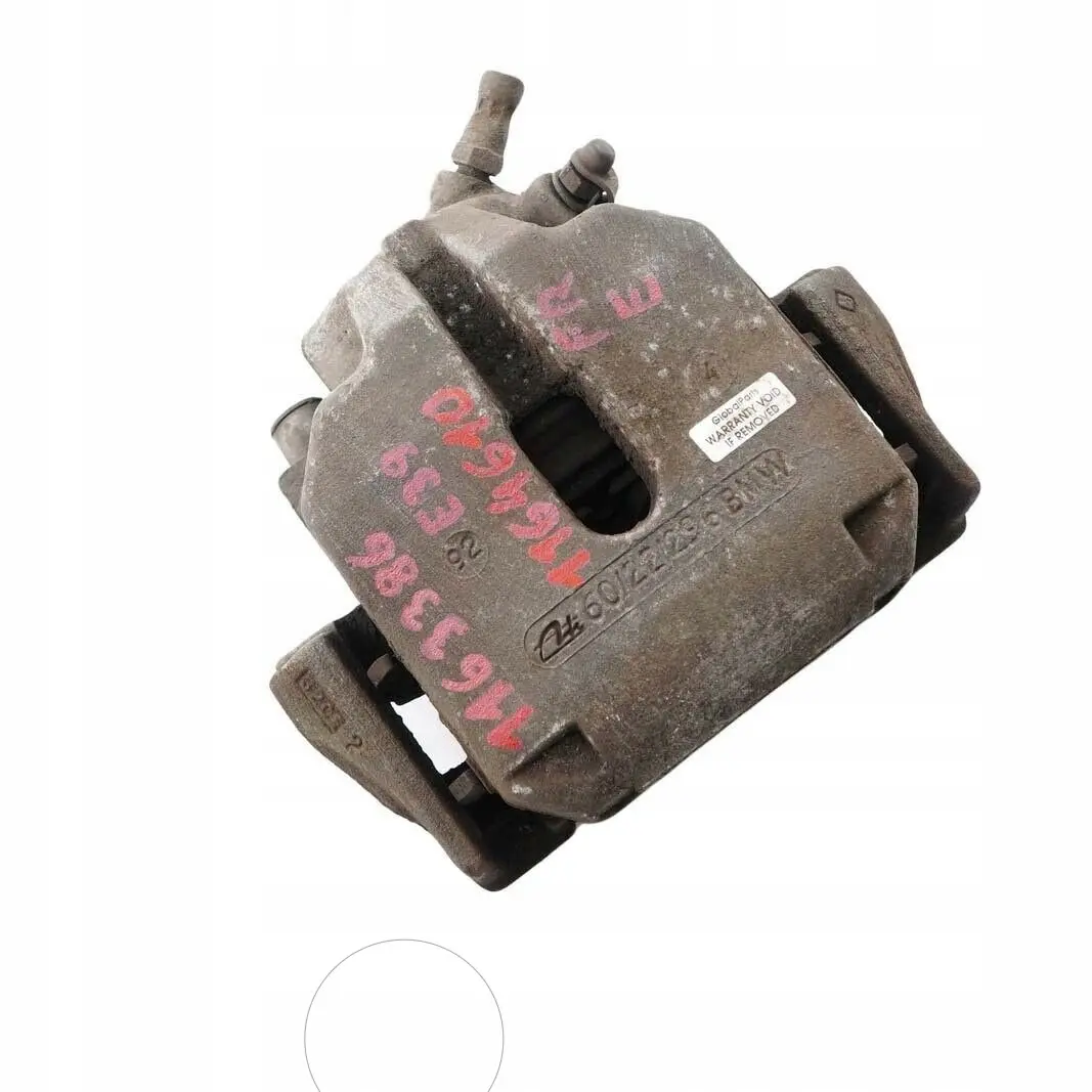 Boitier D?etrier de Frein a etrier avant Droit 60/22/296 pour BMW 5 Serie E39 à propos du numéro de pièce 1163386 BMW 5 Serie E39 Boitier D?etrier de Frein a etrier avant Droit 60/22/296 - SKU 1163386 - Numéro de pièce 1163386