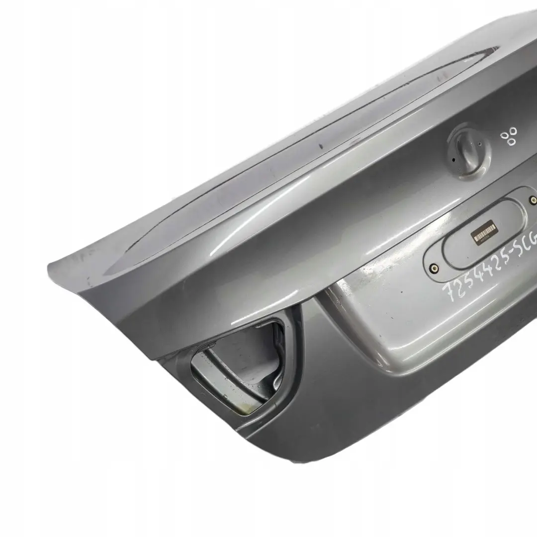 Trunk Boot Lid Tailgate Bootlid Spacegrau Grey - A52 to BMW 3 E90 LCI 1 Rear with Part number 7254425 BMW 3 E90 LCI 1 Rear Trunk Boot Lid Tailgate Bootlid Spacegrau Grey - A52 - SKU 7254425-SCG1 - Part number 7254425