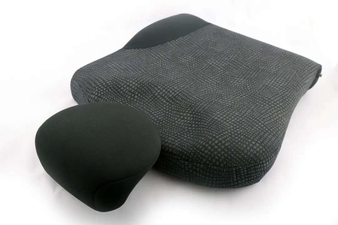 Right O/S Cloth Backrest Kaleido Black to BMW Mini Cooper R50 Rear Seat with Part number 7051324 BMW Mini Cooper R50 Rear Seat Right O/S Cloth Backrest Kaleido Black - SKU 7051324 - Part number 7051324