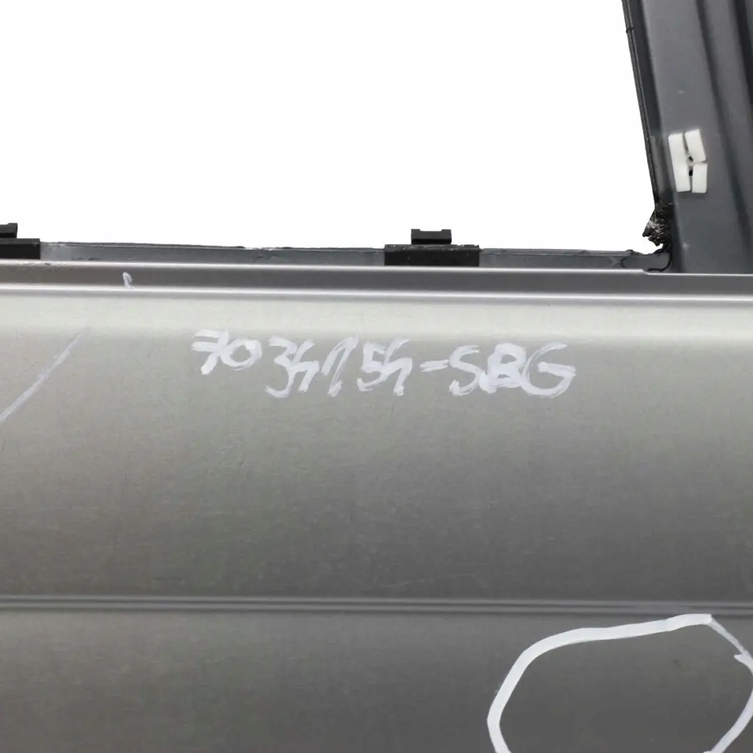 BMW 3 E46 Saloon Door Rear Right O/S Silbergrau Silver Grey Metallic - A08 - SKU 7034154-SBG - Part number 7034154