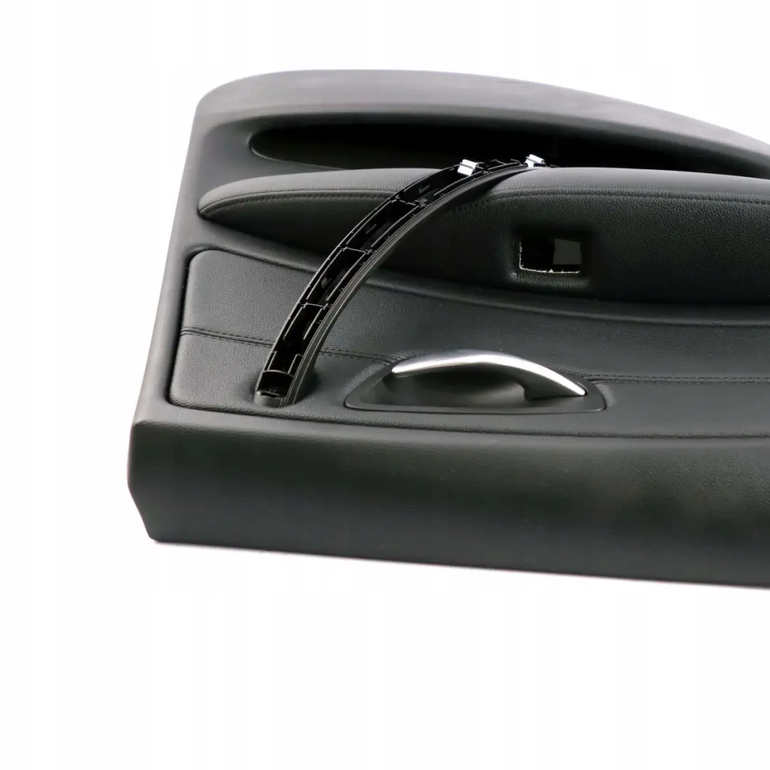 BMW 1 Series E87 LCI Rear Left N/S Door Card Lining Panel Leather Boston Black - SKU 7224353 - Part number 7224353
