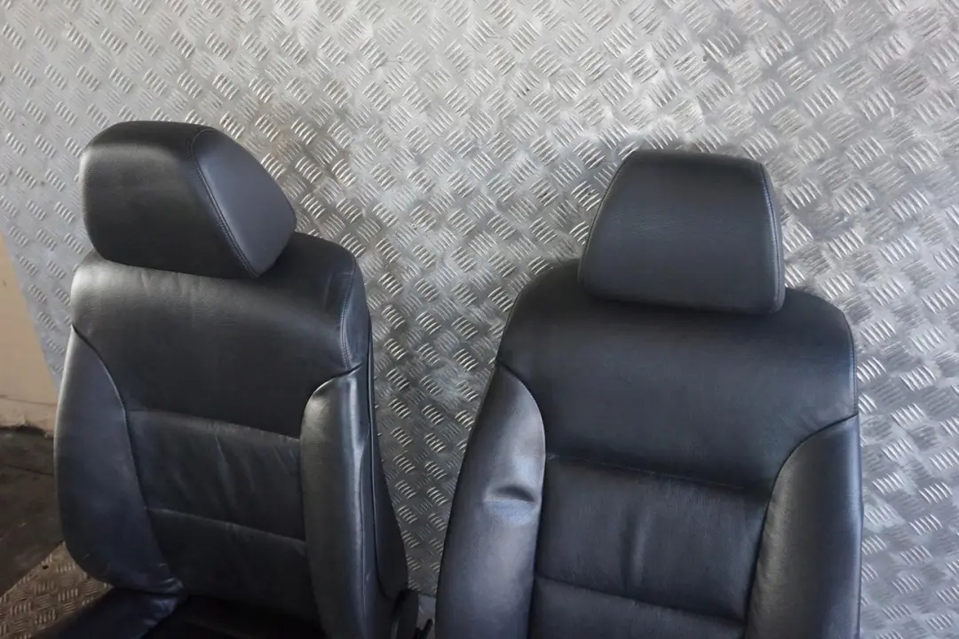 BMW 5 Series Black Leather Interior Seats With Door Cards - SKU rhd-E60 Black Leather Seats - Part number e60