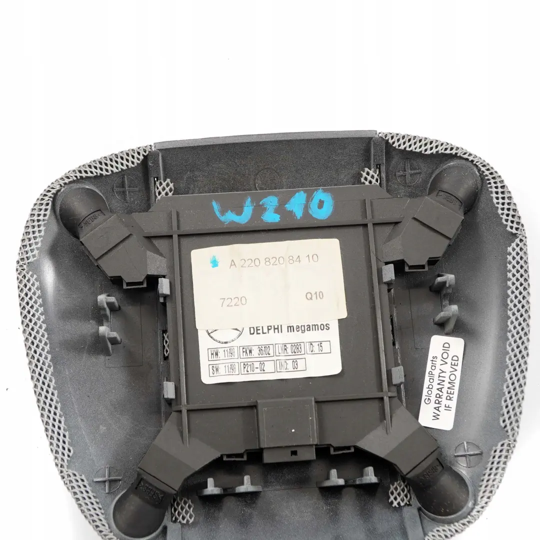Techo Alarma Sensor De Movimiento Cubierta Gris para Mercedes W210 con número de pieza A2208208410 Mercedes W210 Techo Alarma Sensor De Movimiento Cubierta Gris - SKU A2208208410 - Número de pieza A2208208410