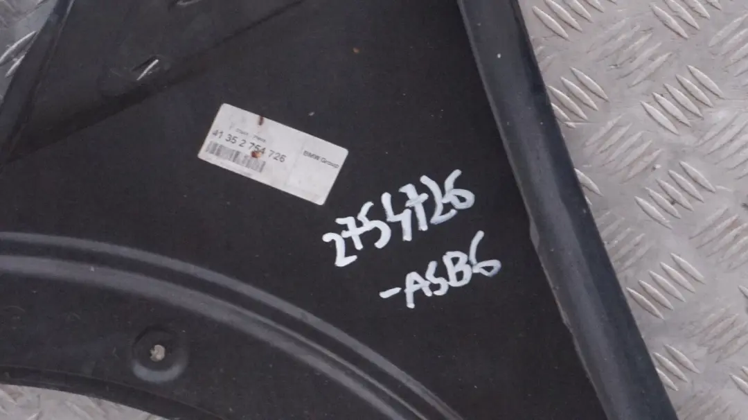 Side Panel Front Right Wing O/S Astro Black to BMW MINI Cooper 6 R55 R56 R57 R58 with Part number 2754726 BMW MINI Cooper 6 R55 R56 R57 R58 Side Panel Front Right Wing O/S Astro Black - SKU 2754726-ASB6 - Part number 2754726