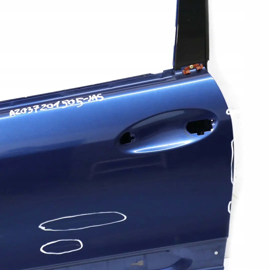 Benz C-Class CL203 Door Front Left N/S Jaspisblau Blue Metallic - 345 to Mercedes with Part number A2037201505 Mercedes Benz C-Class CL203 Door Front Left N/S Jaspisblau Blue Metallic - 345 - SKU A2037201505-JAS - Part number A2037201505