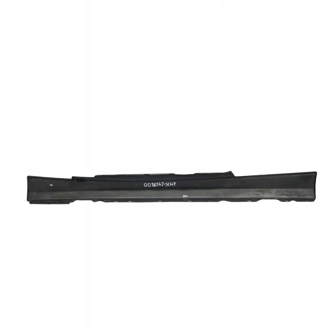 BMW E81 E82 E88 Sill Strip Side Skirt Right Schwarz Black - 668 - SKU 0036142-SCH7 - Numero di parte 0036142