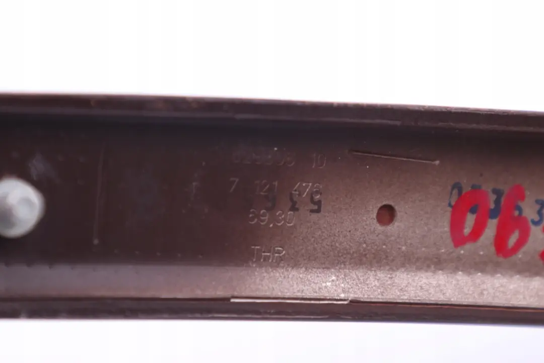 BMW E90 E91 Verkleidung Tür Hinten Rechts Leiste Holz Pappelmaserung - SKU 7138872 - Teilenummer 7138872