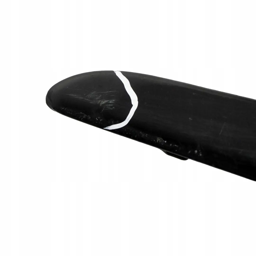 BMW 1 E81 E87 LCI Stossfänger Leistung Stossleiste Abdeckung Black Sapphire - SKU 7166606-BS - Teilenummer 7166606