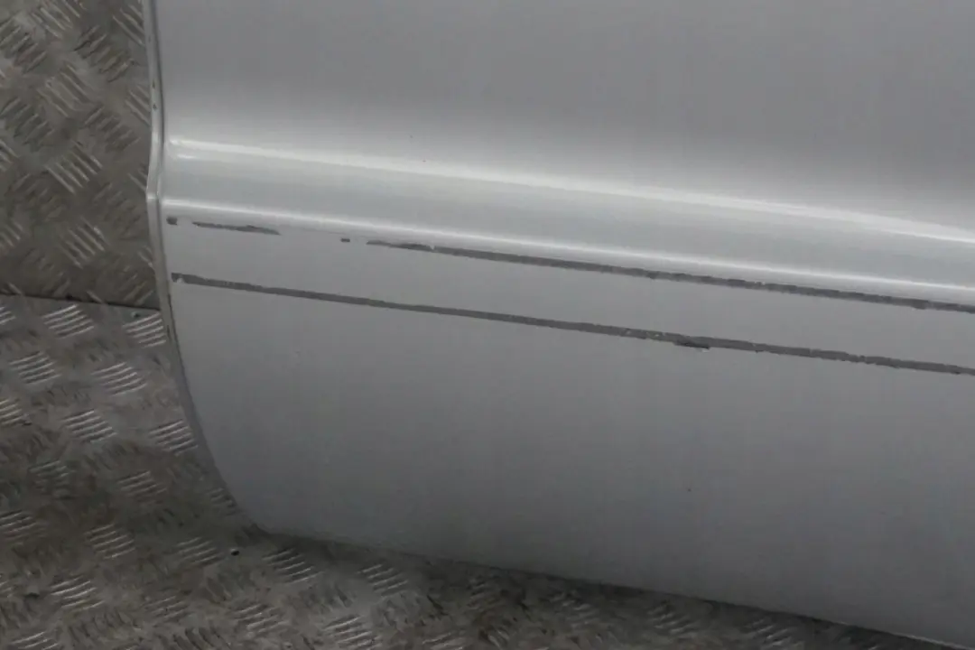 Class W168 Door Rear Left N/S Polar Silver Metallic - 761U to Mercedes A with Part number A1687302305 Mercedes A Class W168 Door Rear Left N/S Polar Silver Metallic - 761U - SKU A1687302305-PS - Part number A1687302305