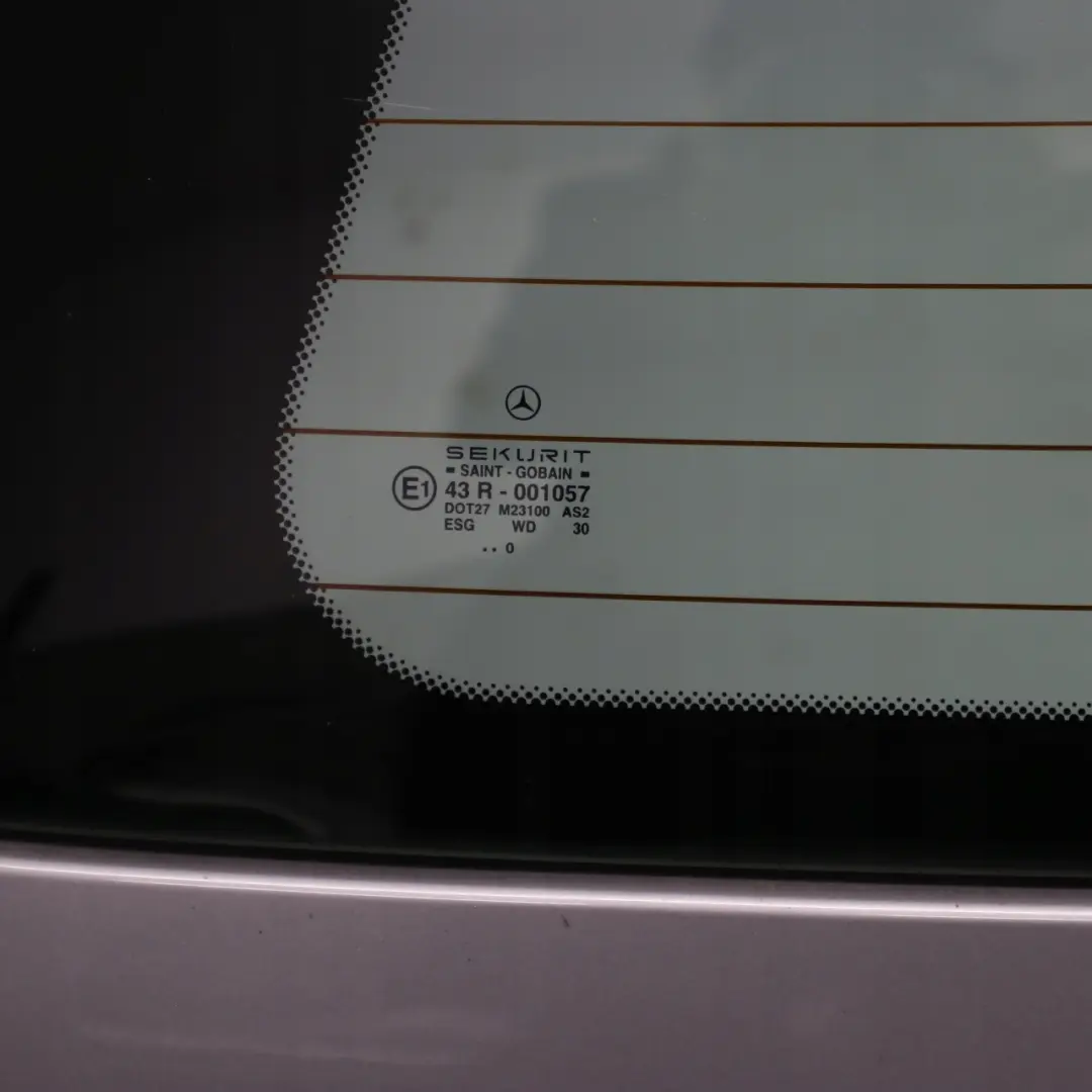 Mercedes-Benz A W168 Boot Trunk Lid Tailgate Moonlight Silver Metallic 706 to with Part number A1687400505 Mercedes-Benz A W168 Boot Trunk Lid Tailgate Moonlight Silver Metallic 706 - SKU A1687400505-MOON - Part number A1687400505