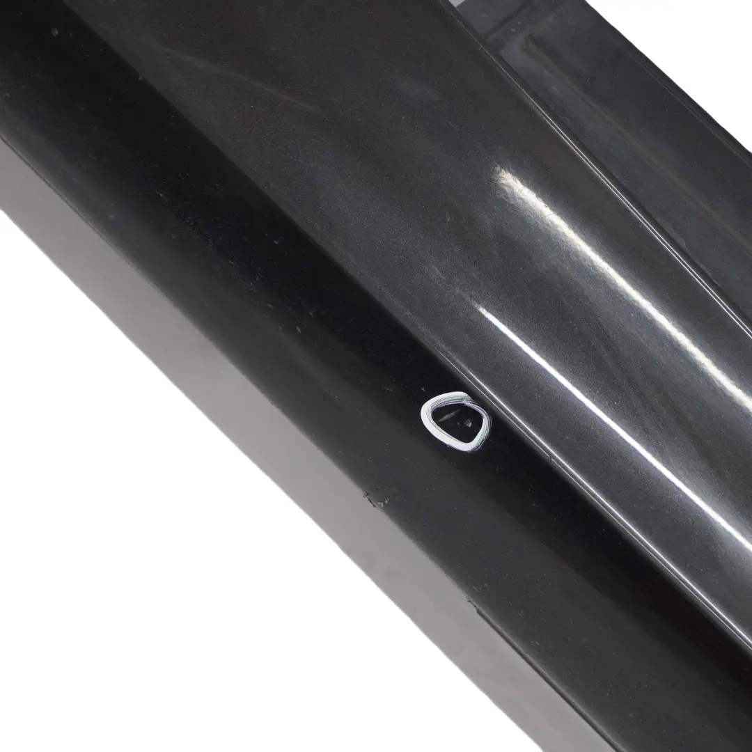 BMW E87 LCI Listello Portiera Apertura Gonna SX Nero Zaffiro - 475 - SKU 0036145-BS11 - Numero di parte 0036145