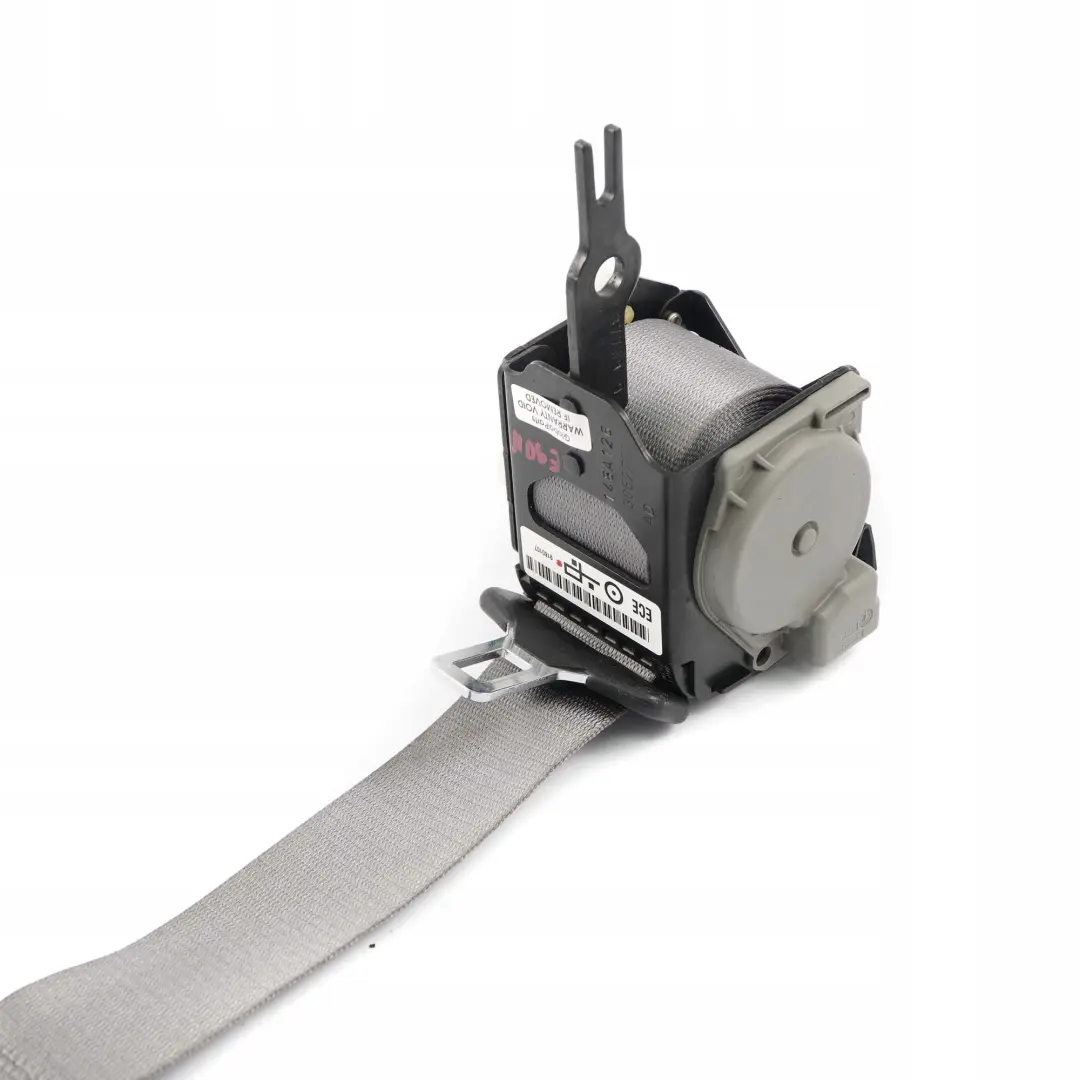 BMW E90 LCI Berlina Cinturón Asiento Superior Trasero Izquierdo Derecho Gris - SKU 9160124 - Número de pieza 9160124