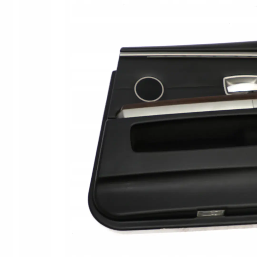 Right O/S Door Card Leather Nasca Black Lining Trim to BMW 7 Series E66 Long Rear with Part number 9154750 BMW 7 Series E66 Long Rear Right O/S Door Card Leather Nasca Black Lining Trim - SKU 9154750 - Part number 9154750