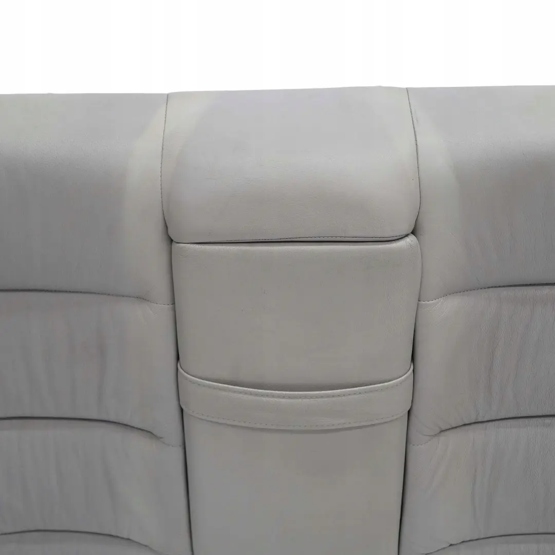 Bench Backrest Cover Light Grey Leather Montana BMW 3 E36 Saloon Rear Seat - SKU 8180582 - Part number 8180582