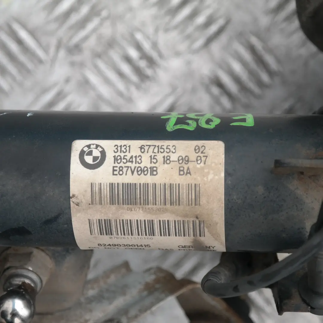 Delantero Izquierdo Muelle Strut Freno Suspension Pata Buje BMW E87 LCI 118i - SKU 6771553-2 - Número de pieza 31316771553