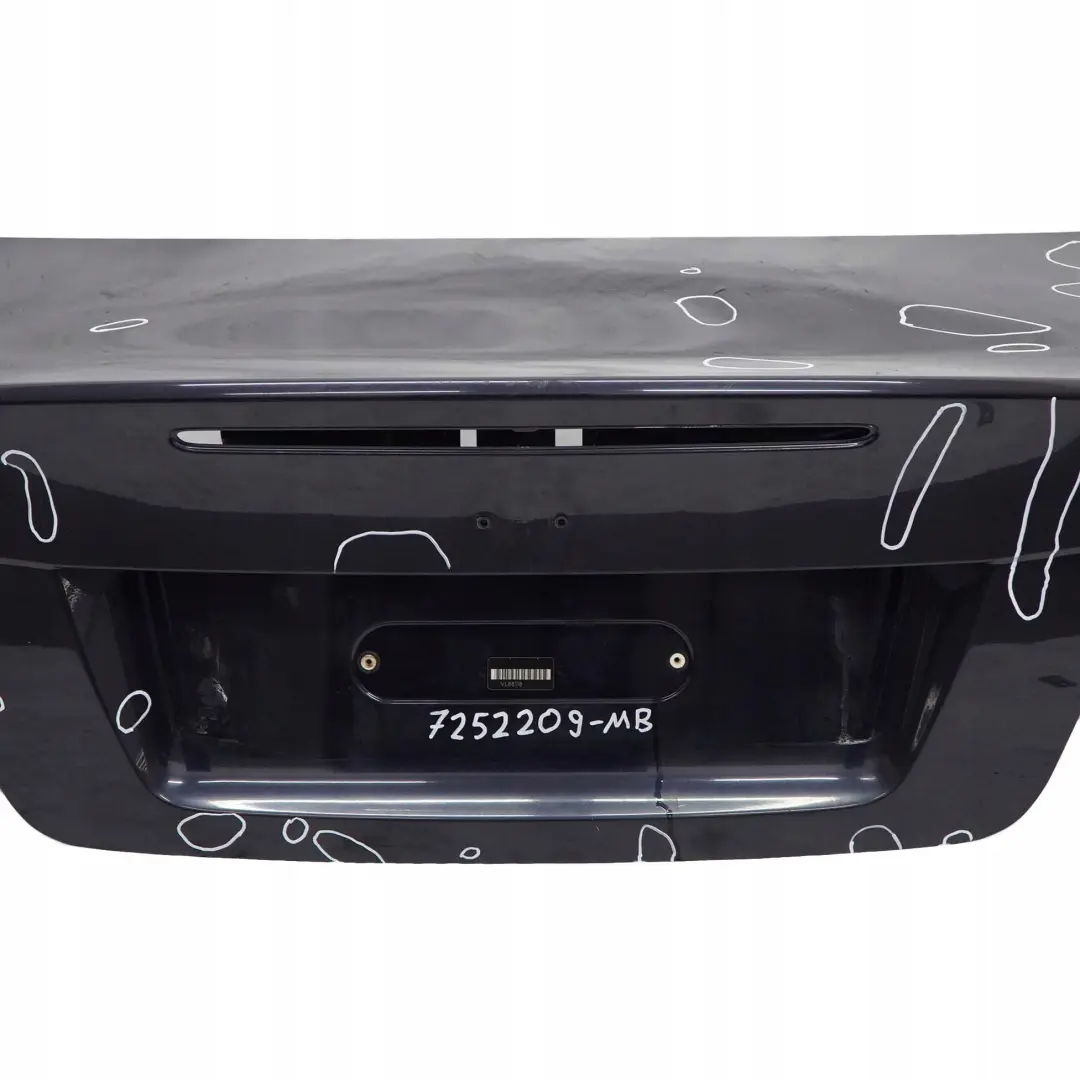 Coupé Tailgate Bootlid Boot Lid Monacoblau Monaco Blue Metallic - A35 to BMW 1 E82 with Part number 7252209 BMW 1 E82 Coupé Tailgate Bootlid Boot Lid Monacoblau Monaco Blue Metallic - A35 - SKU 7252209-MB - Part number 7252209