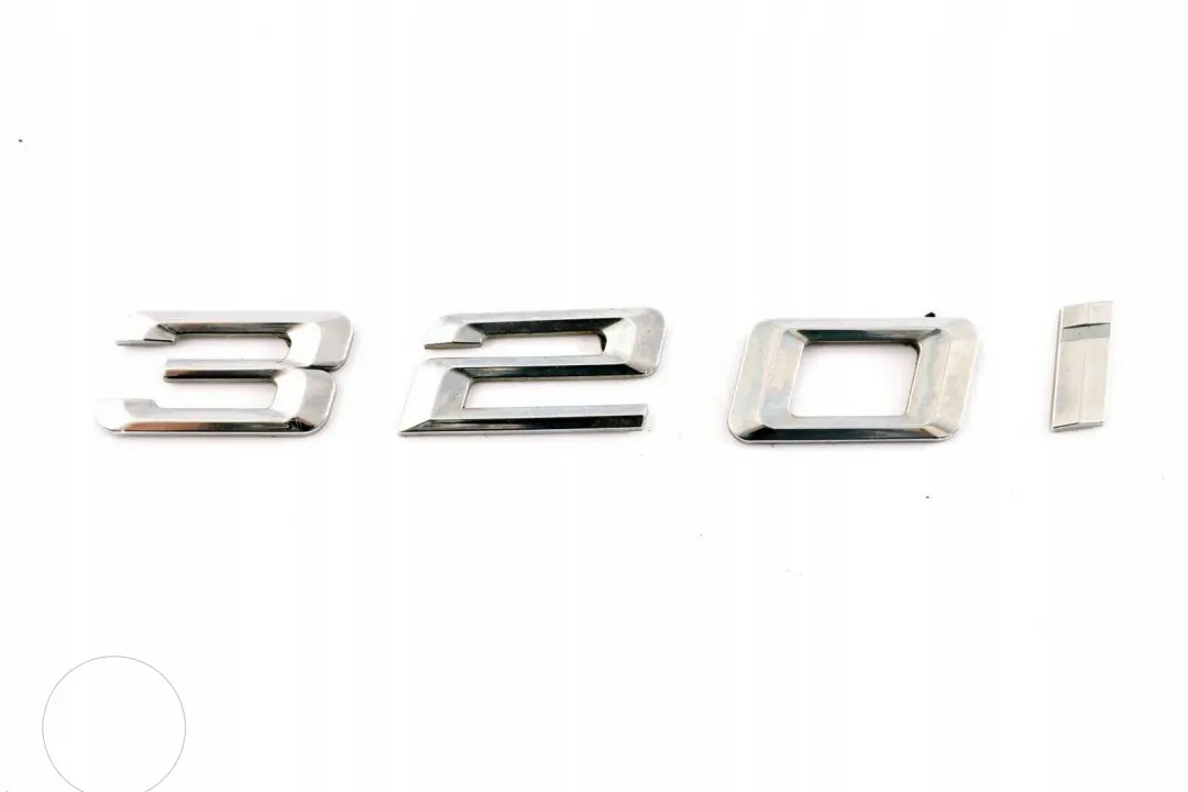 BMW 3 Series E90 E90N Rear boot trunk lid adhered emblem badge 320i lettering - SKU 7157555 - Part number 51147157555