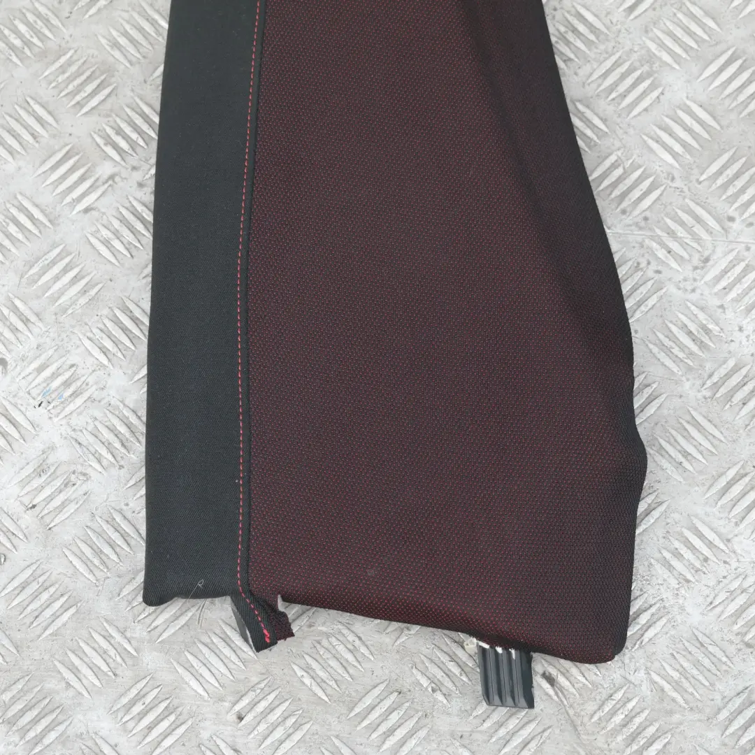 BMW 1 E81 Rücksitz Bezug Seitenteil Links Stoff Network Cranberry Rot - SKU 9158964 - Teilenummer 9158964