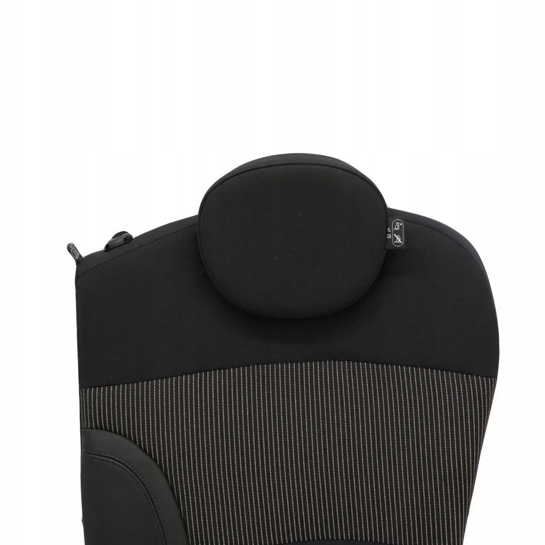 Mini Clubman R55 Rear Left N/S Cloth Leather Seat Cushion Backrest Black - SKU 7233805-1 - Part number 7233805