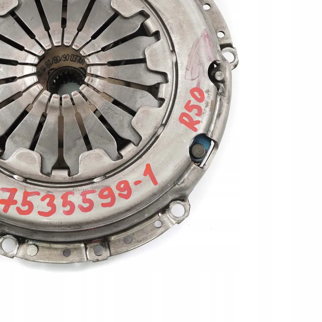 Benzin Motor W10 Kupplung Druck Teller Scheibe Satz für Mini Cooper One R50 R52 mit Teilenummer 7535599 Mini Cooper One R50 R52 Benzin Motor W10 Kupplung Druck Teller Scheibe Satz - SKU 7535599-1 - Teilenummer 7535599