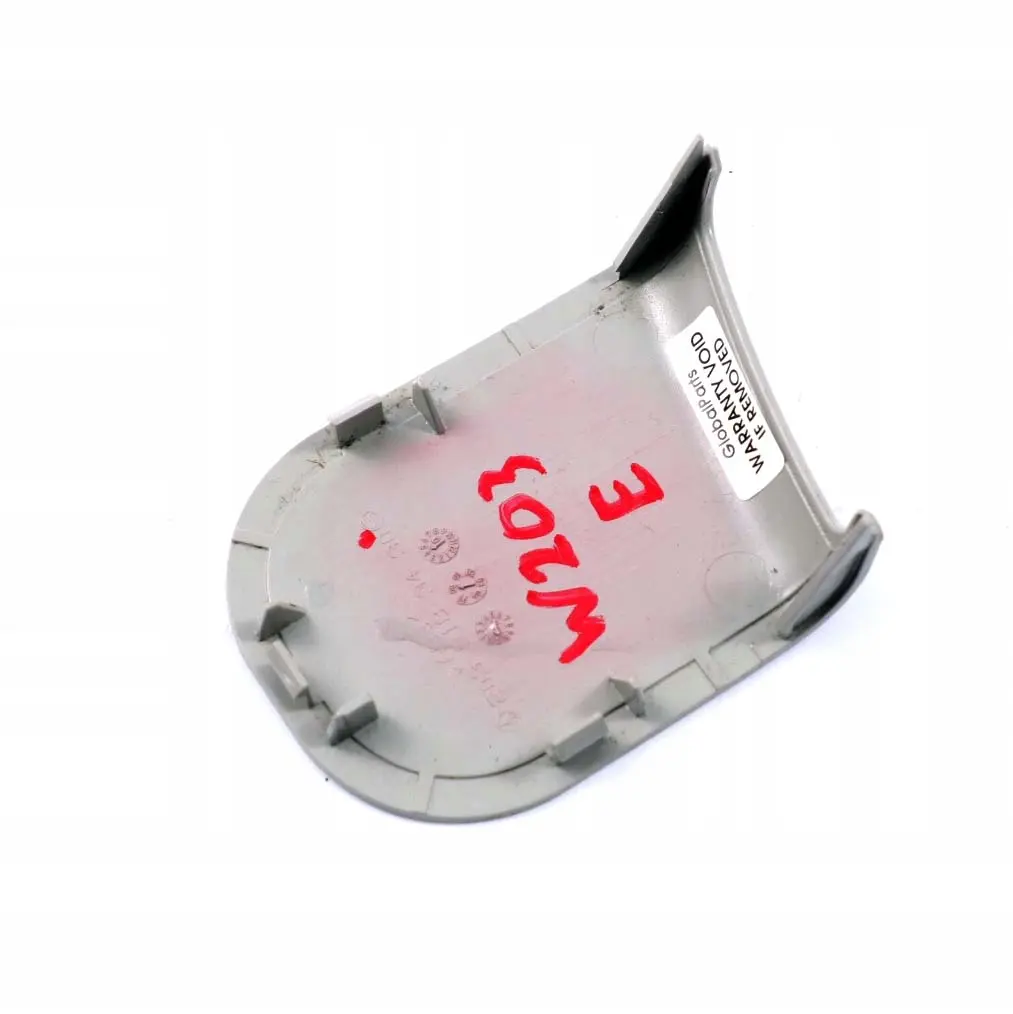 Mercedes-Benz C W203 Front Right O/S Seat Belt Fitting Cover Grey to with Part number A2039183430 Mercedes-Benz C W203 Front Right O/S Seat Belt Fitting Cover Grey - SKU A2039183430 - Part number A2039183430