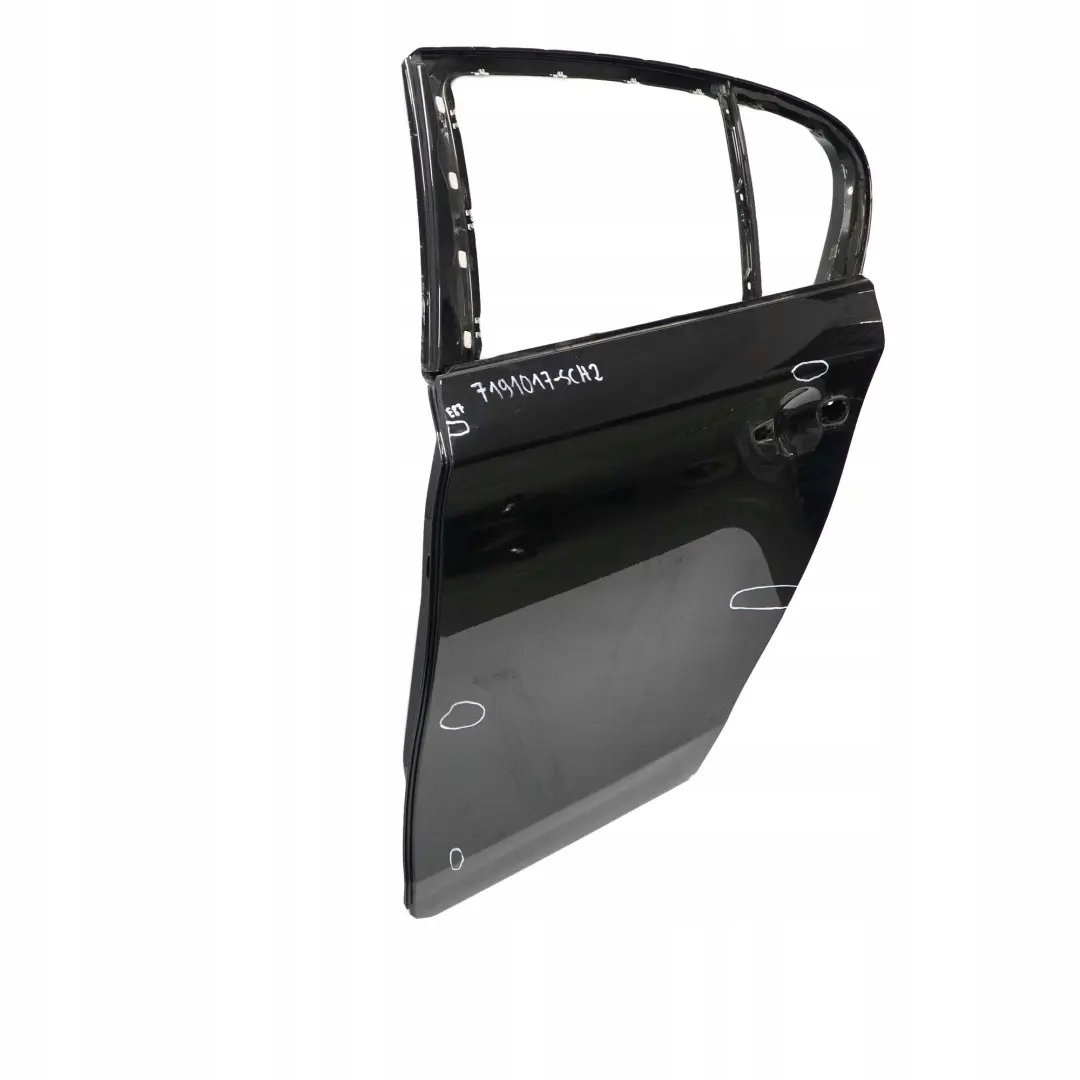 BMW E87 Porta posteriore sinistra Schwarz 2 Nero II - 668 - SKU 7191017-SCH1 - Numero di parte 7191017