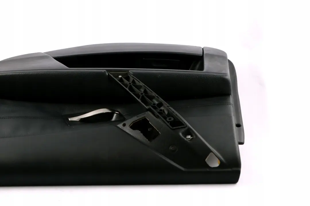 Boczek Tapicerka Panel Drzwi Skóra Czarna Prawy Tył do BMW E60 E61 o numerze 7078742 BMW E60 E61 Boczek Tapicerka Panel Drzwi Skóra Czarna Prawy Tył - SKU 7078742 - Numer Części 7078742
