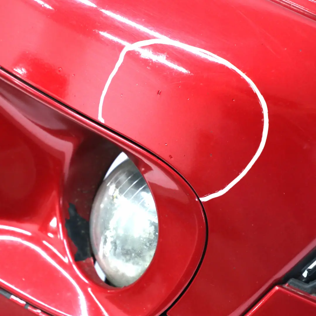 Complete Front Bumper Trim Panel Red Painted to Mini Cooper S R55 R56 with Part number 0430242 Mini Cooper S R55 R56 Complete Front Bumper Trim Panel Red Painted - SKU 0430242-RED - Part number 0430242