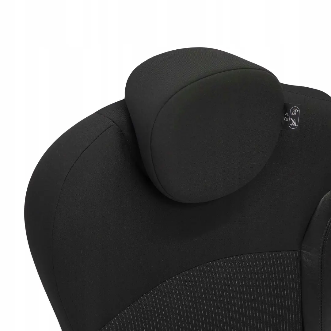 Mini Cooper One R56 LCI Sitz Hinten Rechts Rückenlehne Stoff / Leder Schwarz - SKU 7270376 - Teilenummer 7270376