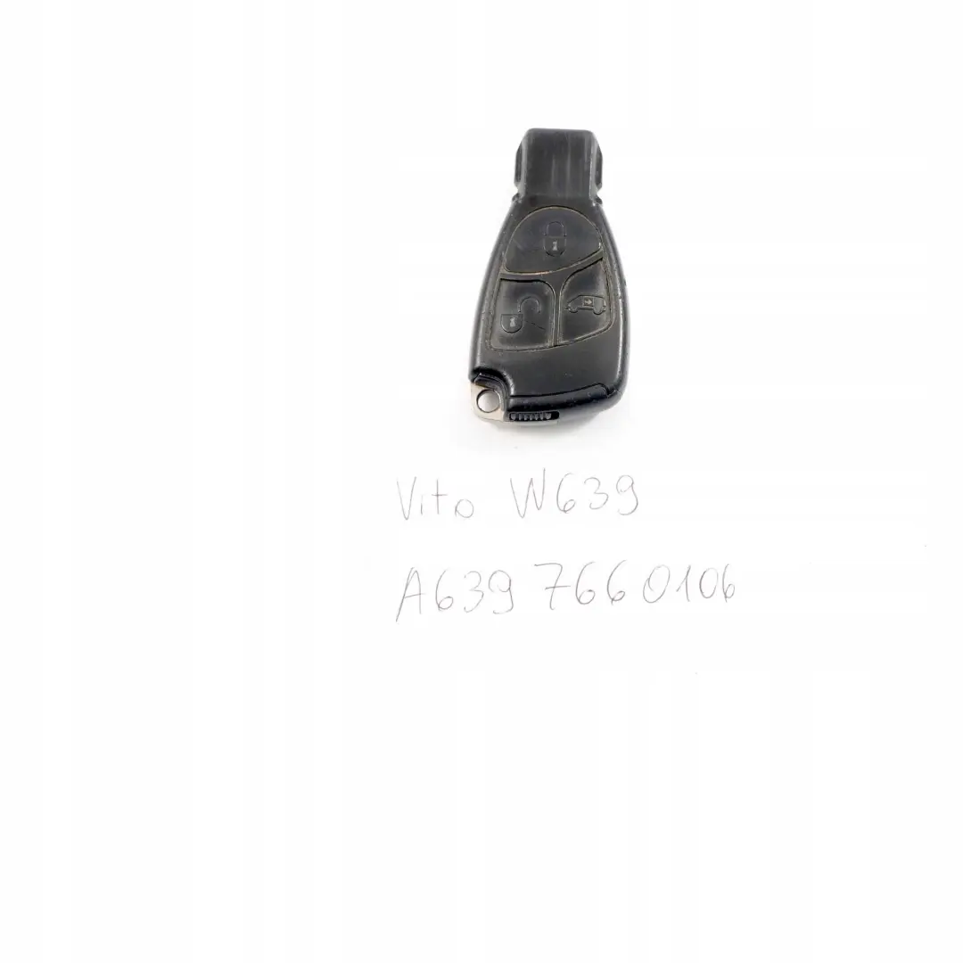 Mercedes Vito Viano W639 Radio Alarma Remoto Llavero - SKU A6397660106 - Número de pieza A6397660106