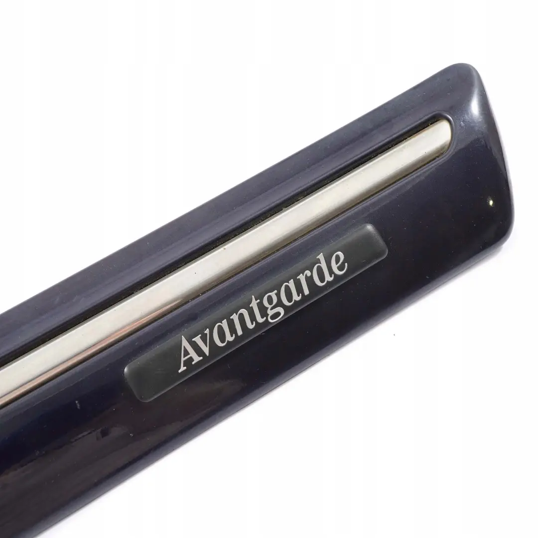 Mercedes-Benz E W210 Front Right Fender Trim Molding Strip Tanzanite Blue 359 to with Part number A2106900282 Mercedes-Benz E W210 Front Right Fender Trim Molding Strip Tanzanite Blue 359 - SKU A2106900282-TB - Part number A2106900282