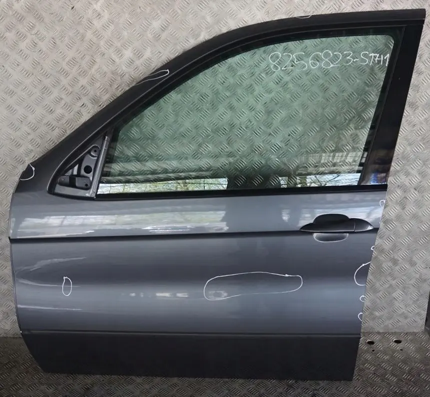 BMW X5 E53 Porte avant Gauche Stalhgrau Acier Gris Metallique - 400 - SKU 8256823-STH1 - Numéro de pièce 8256823