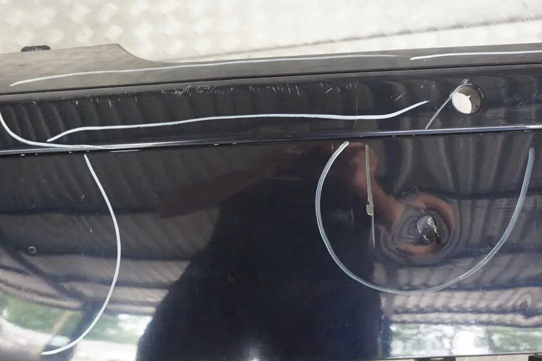 Bumper Panel Orient Blue Orientblau Metallic - 317 to BMW 7 Series E65 E66 Rear with Part number 0136743 BMW 7 Series E65 E66 Rear Bumper Panel Orient Blue Orientblau Metallic - 317 - SKU 0136743-OB - Part number 0136743