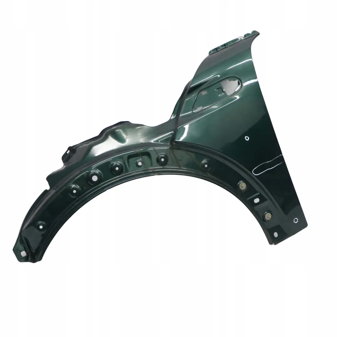 Side Panel Front Left Wing N/S British Green to Mini Cooper R55 R56 R57 R58 with Part number 2754725 Mini Cooper R55 R56 R57 R58 Side Panel Front Left Wing N/S British Green - SKU 2754725-BRG3 - Part number 2754725
