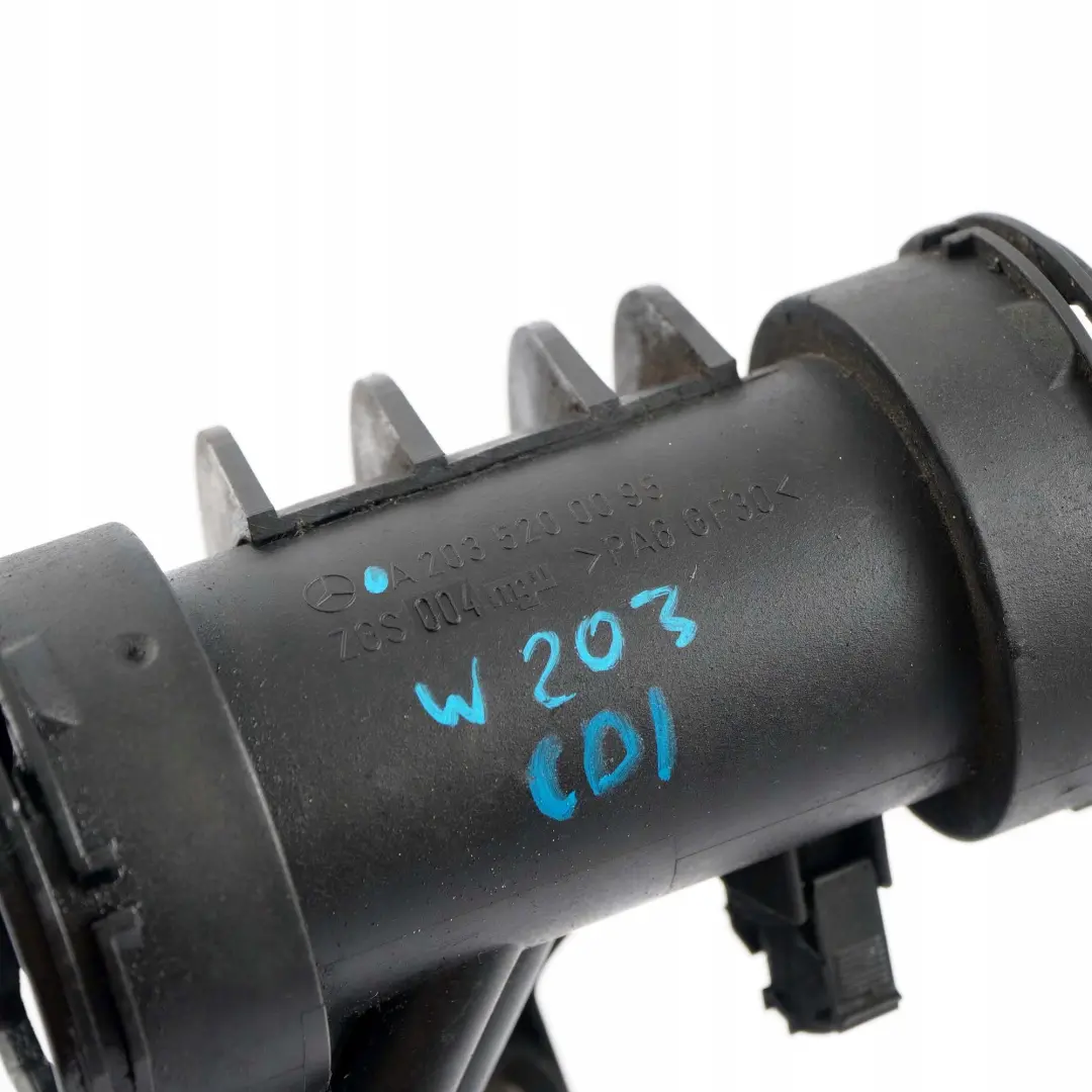 Clase W203 Diesel OM611 Flujo De Aire Tubo Medidor De Masa para Mercedes con número de pieza A2035200095 Mercedes Clase W203 Diesel OM611 Flujo De Aire Tubo Medidor De Masa - SKU A2035200095 - Número de pieza A2035200095