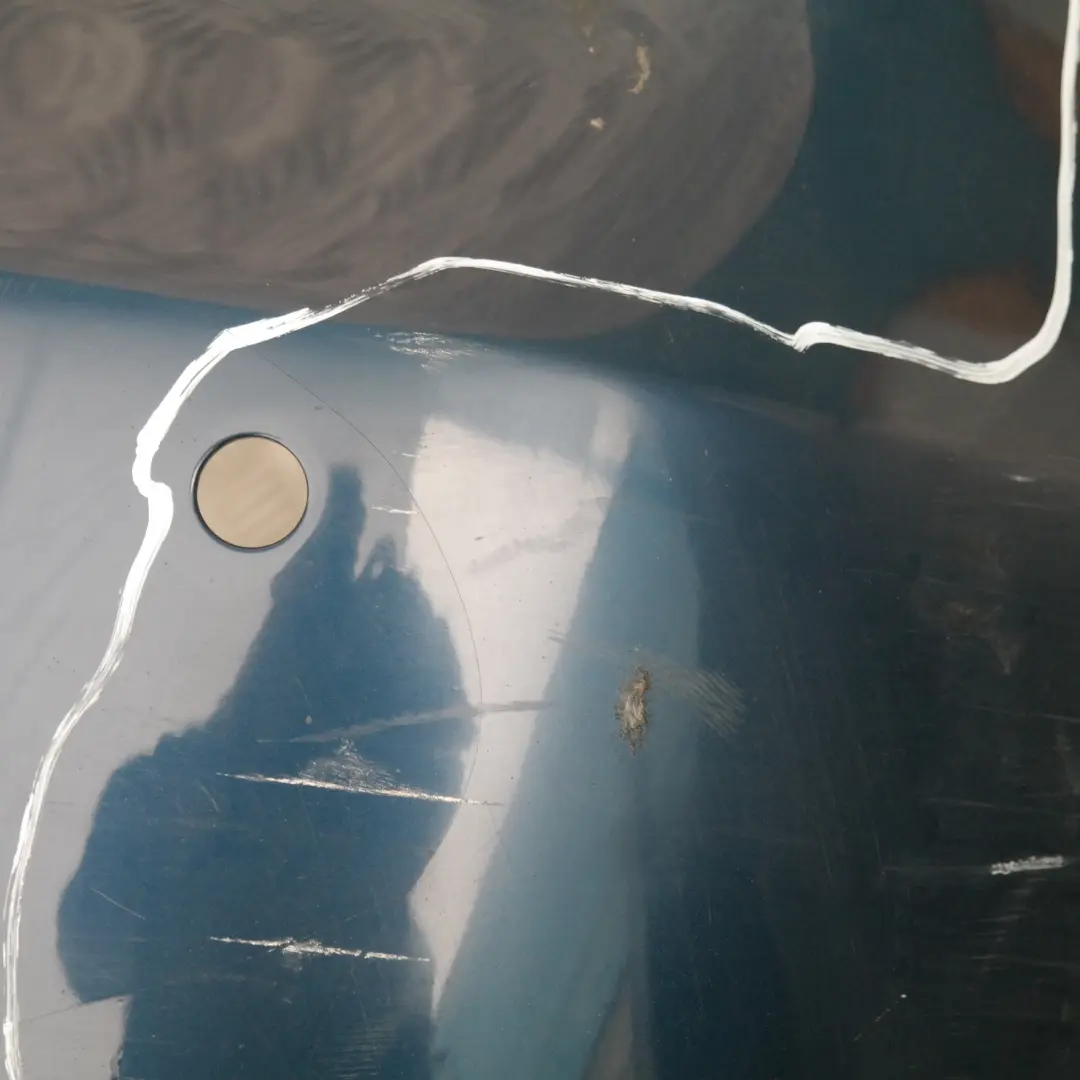 Bumper PDC Mysticblau Mystic Blue Metallic - A07 to BMW 3 Series 1 E90 Saloon Rear with Part number 33194 BMW 3 Series 1 E90 Saloon Rear Bumper PDC Mysticblau Mystic Blue Metallic - A07 - SKU 0033194-MYS1 - Part number 33194