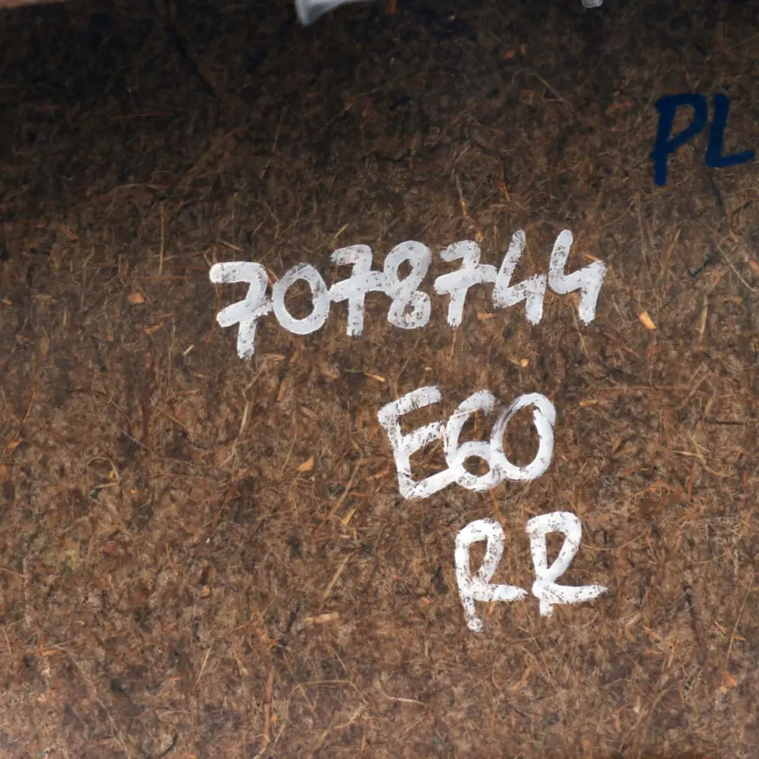 Tarjeta puerta revestimiento panel trasero derecho cuero beige para BMW E60 E61 con número de pieza 7078744 BMW E60 E61 Tarjeta puerta revestimiento panel trasero derecho cuero beige - SKU 7078744 - Número de pieza 7078744