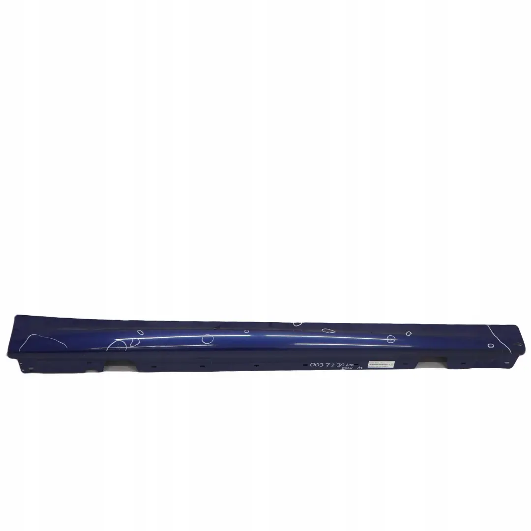 BMW 3 E90 LCI M Sport Sill Strip Side Skirt Right O/S Le Mans Blue - 381 - SKU 0037230-LMB - Part number 0037230