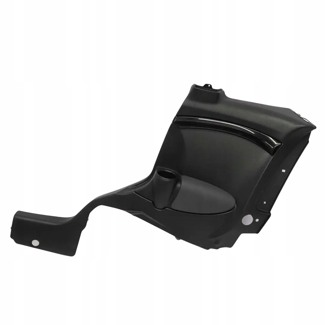 Rivestimento Laterale Posteriore Dx Carbonio Nero Pianoforte Lucido per Mini R55 LCI con numero di parte 7299734 Mini R55 LCI Rivestimento Laterale Posteriore Dx Carbonio Nero Pianoforte Lucido - SKU 7299734-1 - Numero di parte 7299734