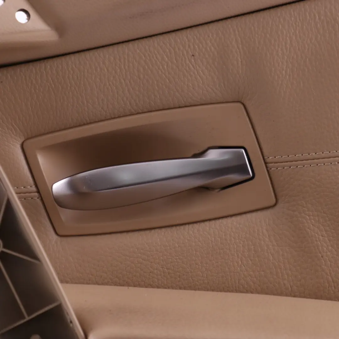 BMW 5 Series E60 E61 Türverkleidung Hinten Links Beige Leder - SKU 7078744 - Teilenummer 7078744