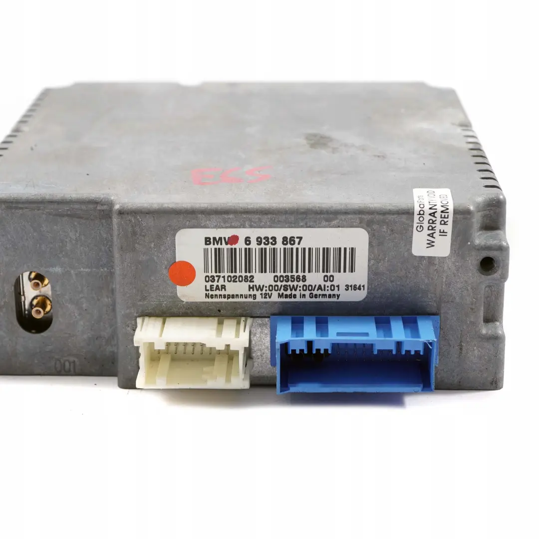 Function Video Module Control Unit Tuner to BMW 7 Series E65 E66 TV with Part number 6933867 BMW 7 Series E65 E66 TV Function Video Module Control Unit Tuner - SKU 6933867 - Part number 6933867