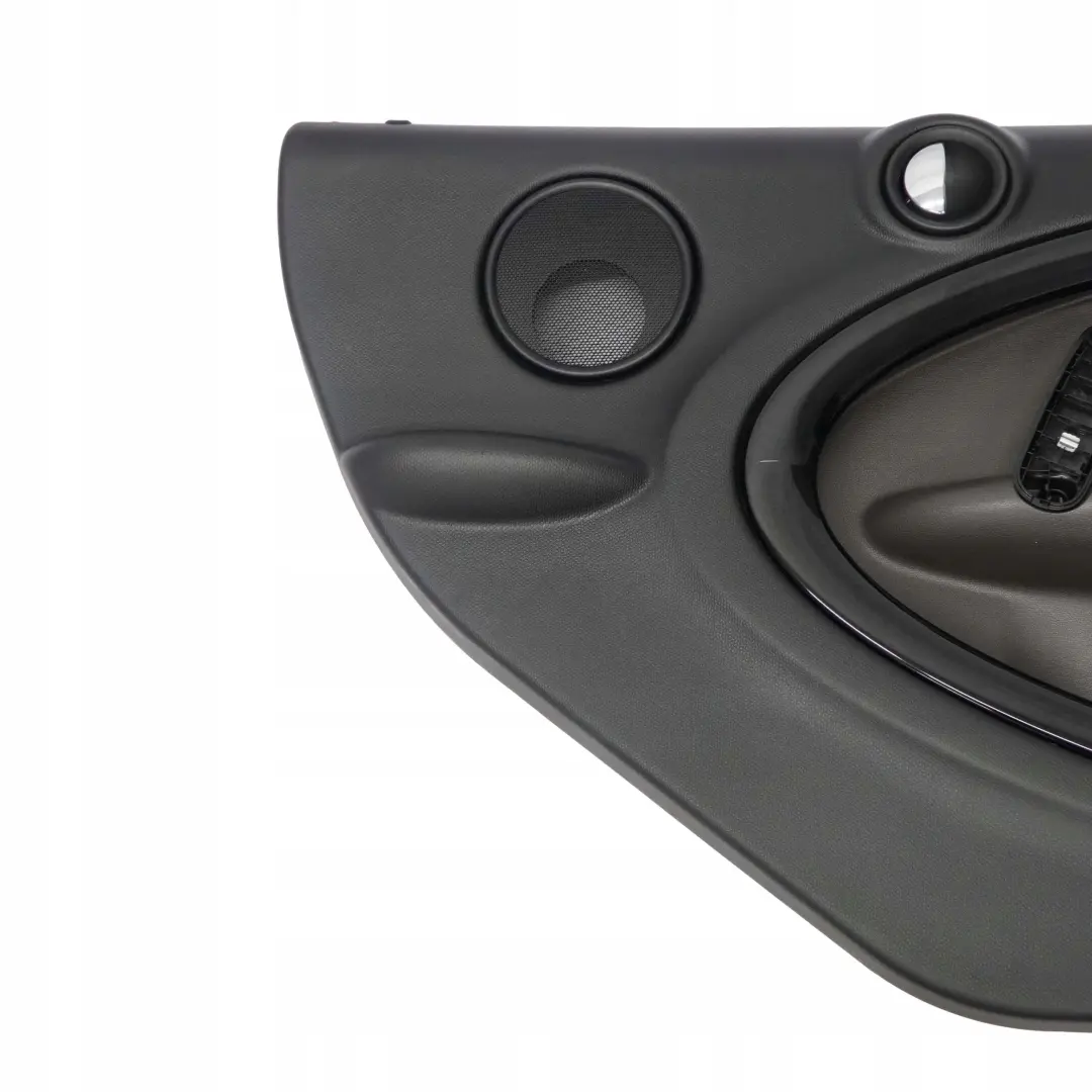 Left N/S Door Card Trim Panel Black Dark Tobacco to Mini Countryman R60 Rear with Part number 9807605 Mini Countryman R60 Rear Left N/S Door Card Trim Panel Black Dark Tobacco - SKU 9807605 - Part number 9807605