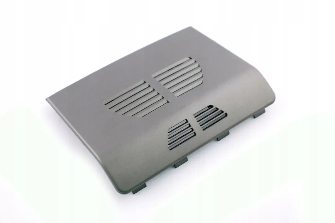 Consola Central Inserto Trasero Plata Oscuro para BMW E65 E66 E67 con número de pieza 7012196 BMW E65 E66 E67 Consola Central Inserto Trasero Plata Oscuro - SKU 7012088 - Número de pieza 7012196