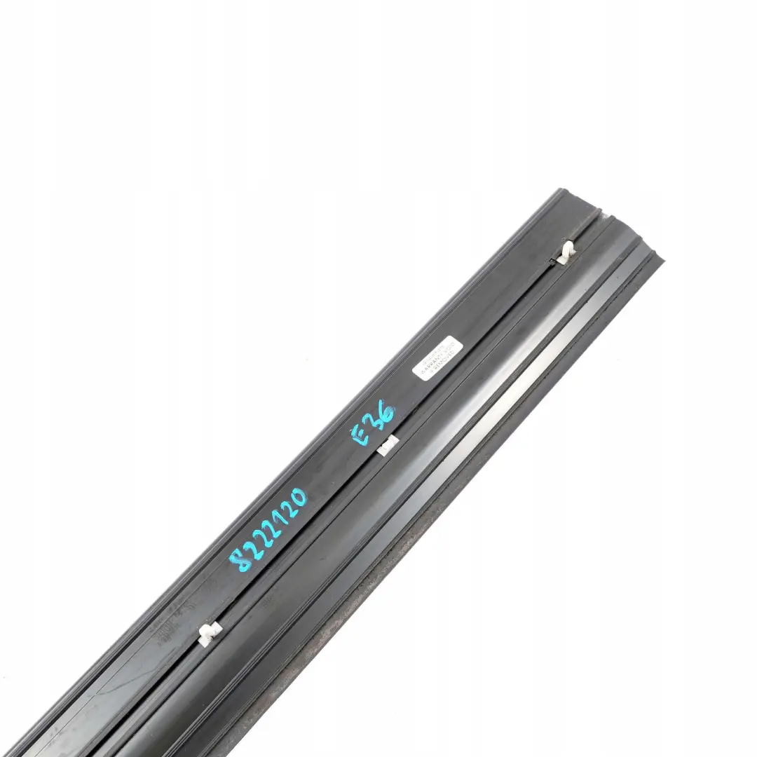 Front Door Entrance Sill Interior Trim Panel to BMW 3 Saloon Touring E36 with Part number 8222120 BMW 3 Saloon Touring E36 Front Door Entrance Sill Interior Trim Panel - SKU 8222120 - Part number 8222120