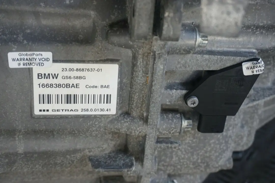 B38 Manual Gearbox BAE GS6-58BG WARRANTY to BMW Mini One F55 F56 Petrol with Part number 8687637 BMW Mini One F55 F56 Petrol B38 Manual Gearbox BAE GS6-58BG WARRANTY - SKU 8687637 - Part number 8687637
