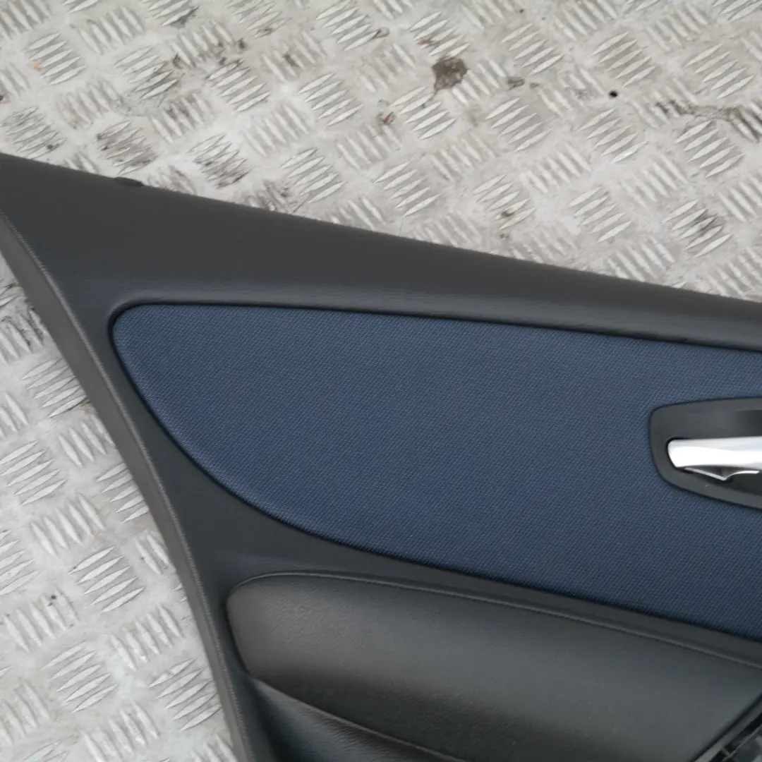 BMW 1 Reihe E87 LCI E87N Türverkleidung Stoff hinten links ACTIVE BLUE - SKU 9121195 - Teilenummer 51419121195