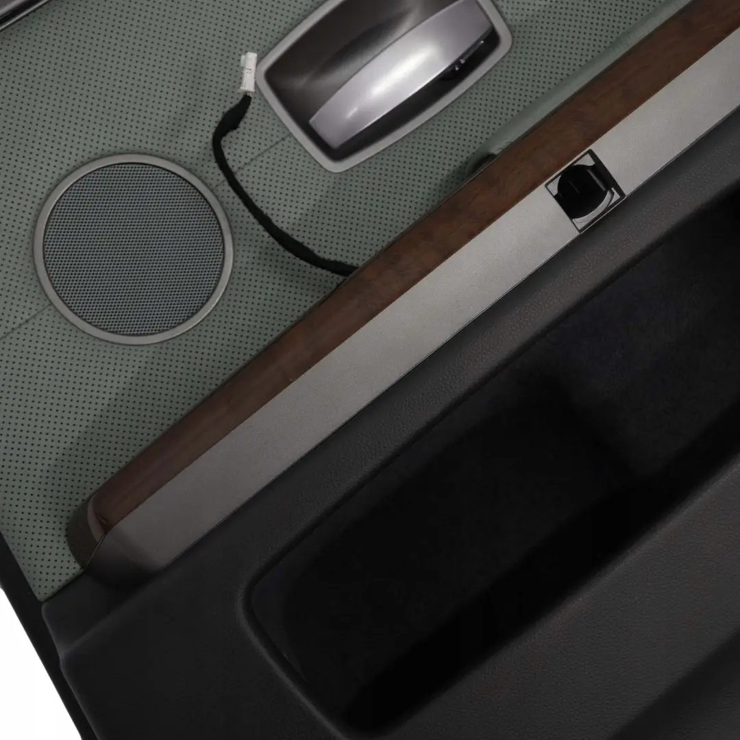 BMW 7 Series E65 Rear Right O/S Door Card Leather Nasca Green Lining Trim - SKU 7144160 - Part number 7144160