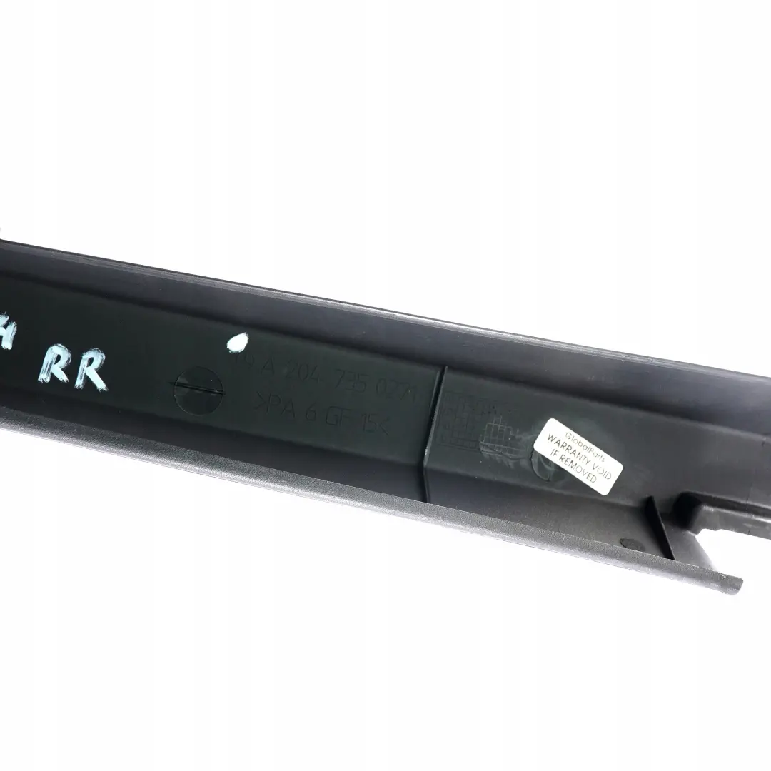  Mercedes-Benz C-Class W204 Saloon Rear Right O/S Door Window Frame Trim Cover - SKU A2047350271 - Part number A2047350271