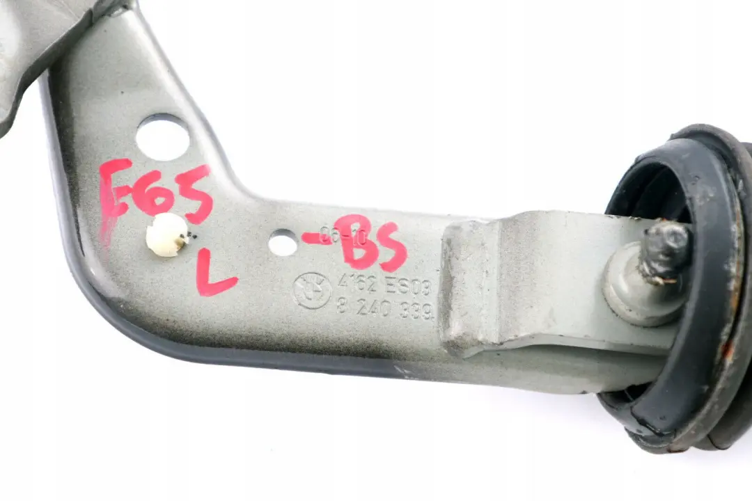 BMW E65 E66 E67 Bisagra izquierda De La tapa del maletero Negro Zafiro - SKU 8240339-BS - Número de pieza 8240339